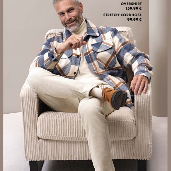 Das neue Herbst Prospekt von Pierre Cardin – im Modehaus Schmitt